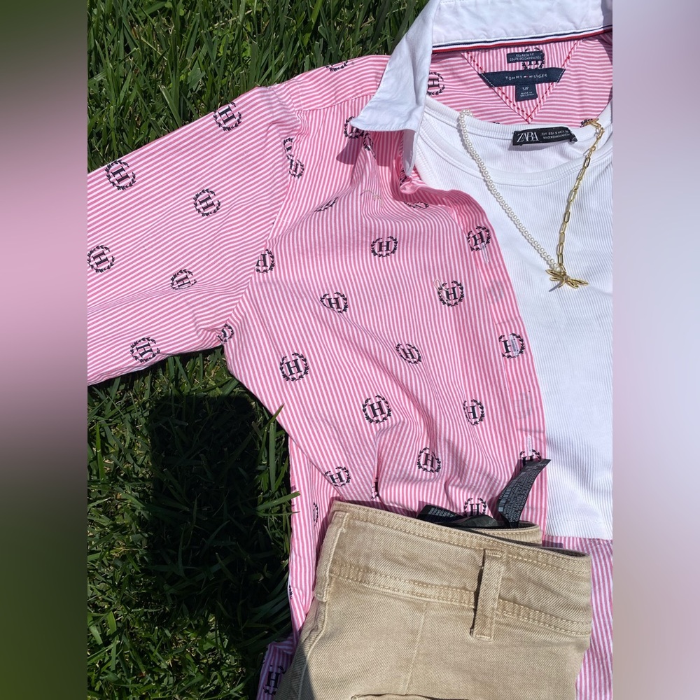 PINK SHIRT, you can combine them with different colors and clothes.